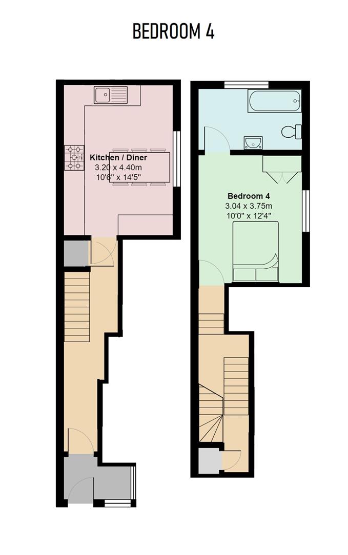 Floorplan for Romilly Road, Canton, Cardiff